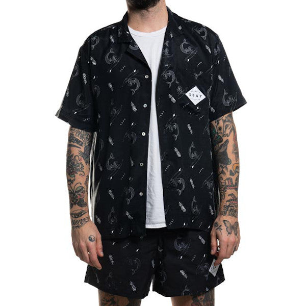 mermaid hawaiian shirt front