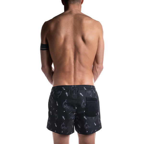 mermaid short boxer back