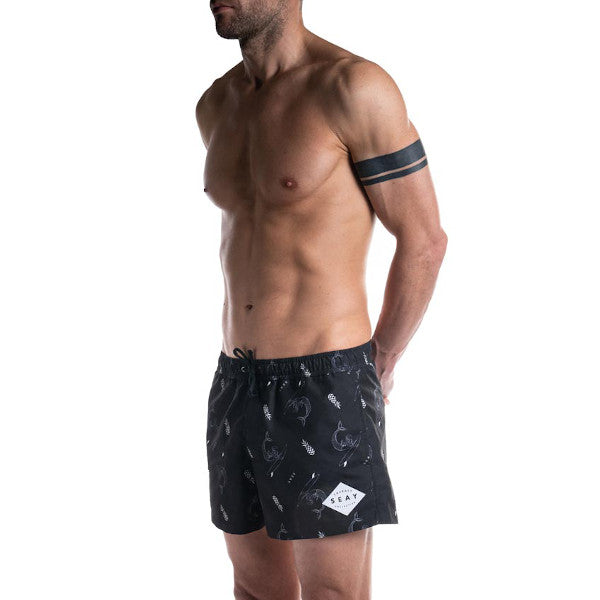 mermaid short boxer side