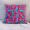monstera fish seay pillow recycled polyester