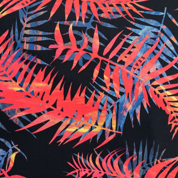 night palms pillow seay recycled polyamide