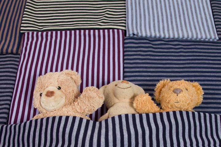 Copertina in cashmere e seta recuperata
