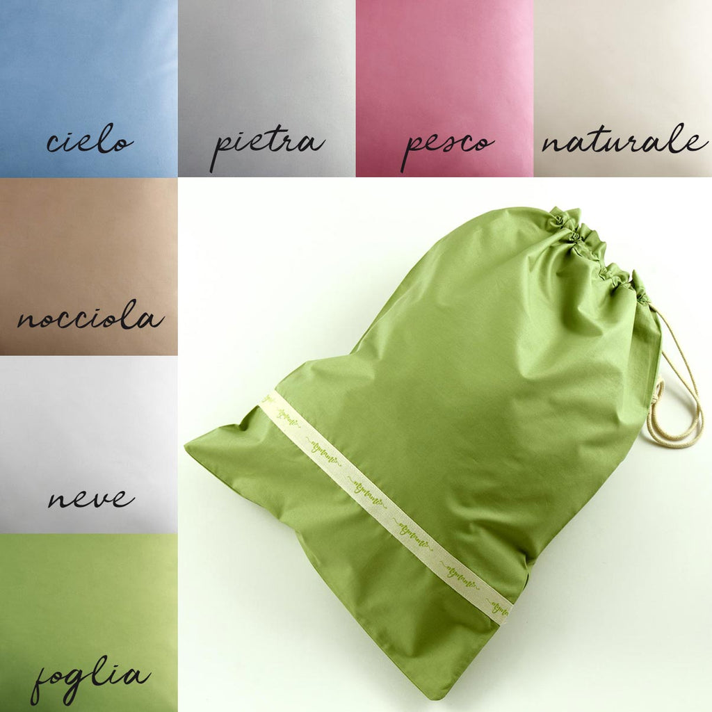 Sacchetto portapane in cotone Mymami vari colori