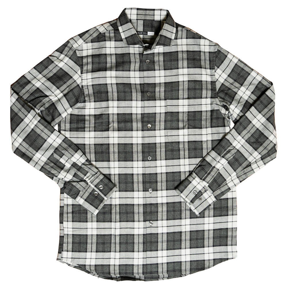 checked cotton flannel shirt camicia a quadri flanella seay etesia