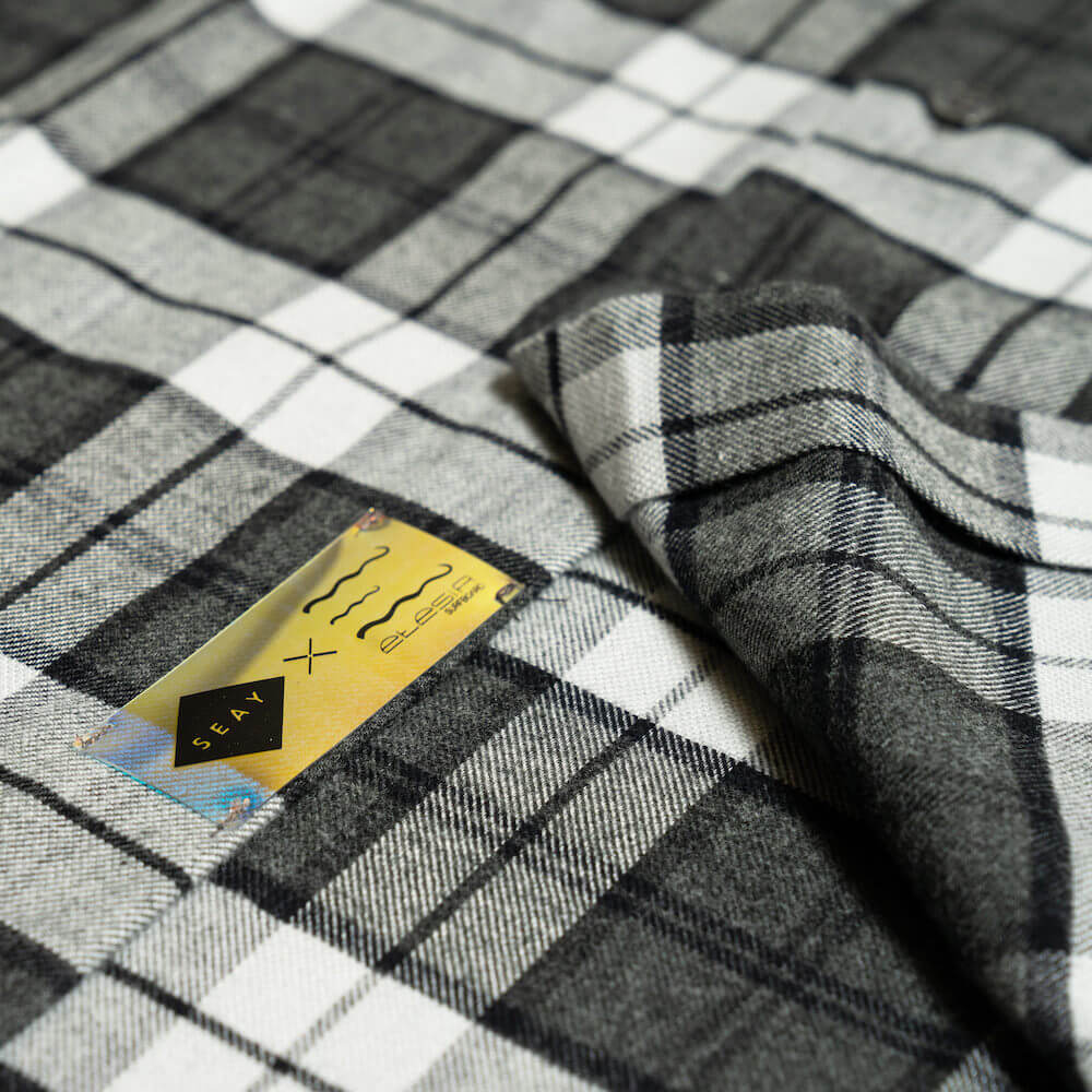 checked cotton flannel shirt camicia a quadri flanella seay etesia