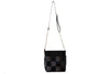 borsa clutch in cinture di sicurezza intrecciate
