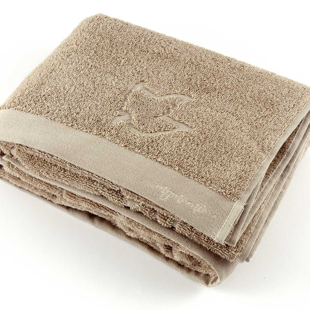 Telo Bagno Mymami in puro cotone biologico colore Nocciola