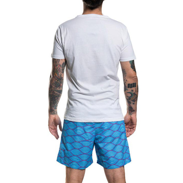 waves t-shirt back